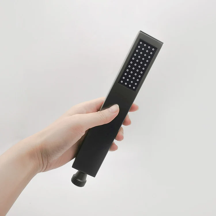 Custom premium gun grey black brass hand shower set hand shower head