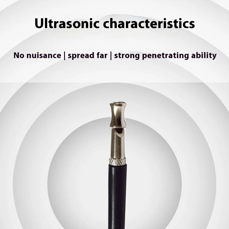 Ultrasonic Dog Trainer Stainless Steel Whistle with Strap Hanging Rope Custom Weight for Pet Supplies Dog Training