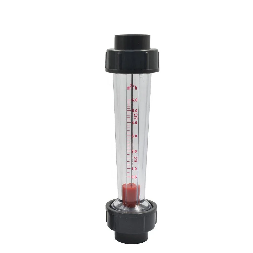 Acid Plastic Inline PVC Water flowmeter(Rotameter )