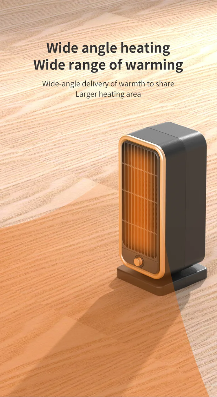 New Design 110V-220V Electric Convector Fan Hot Air Rechargeable Mini Portable Room Heaters