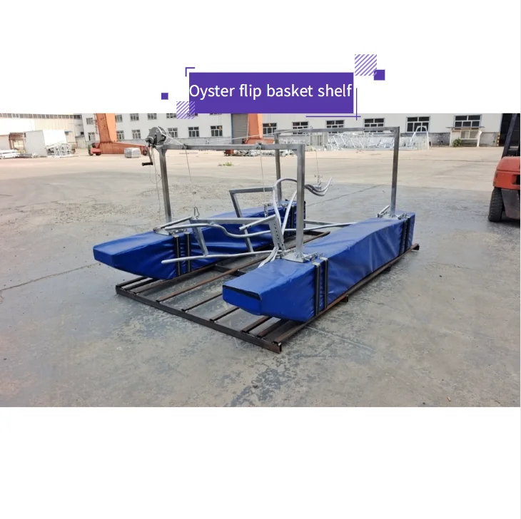Stainless steel materials Oyster Flip basket shelf boat with EVA foam flaot
