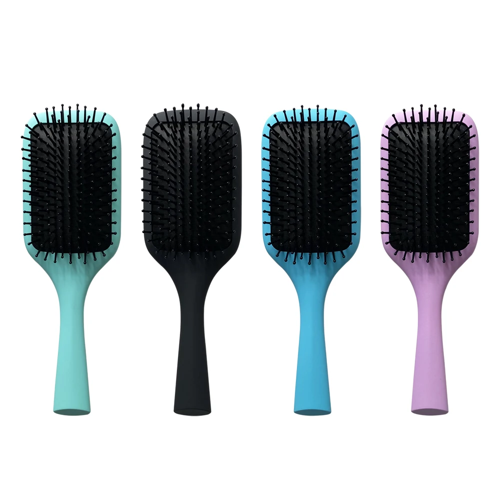 Suitable for all hair types Unisex comb for detangling hair Paddle brush for no more tangles Wet and dry hair