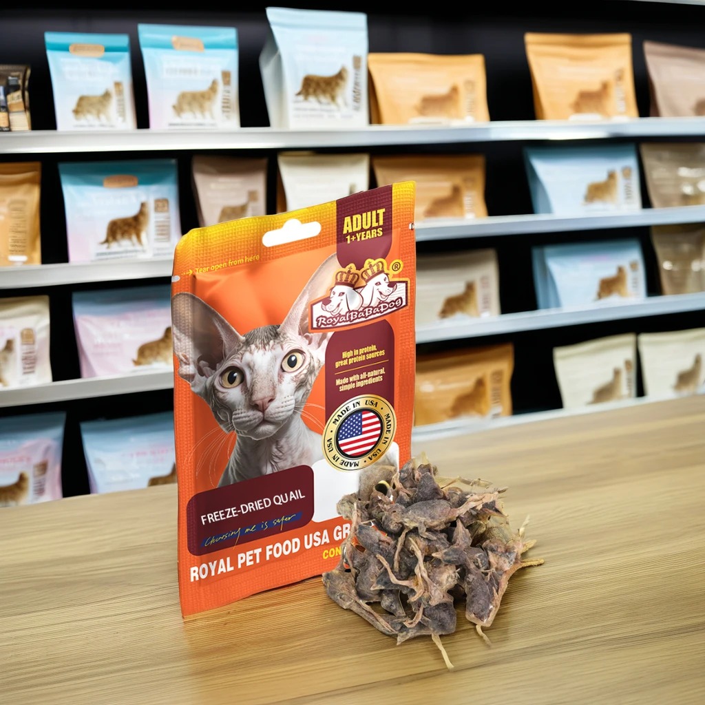 Professional Manufacture Nice Price Freeze-Dried Quail Freeze-Dried Pet Snack Quail