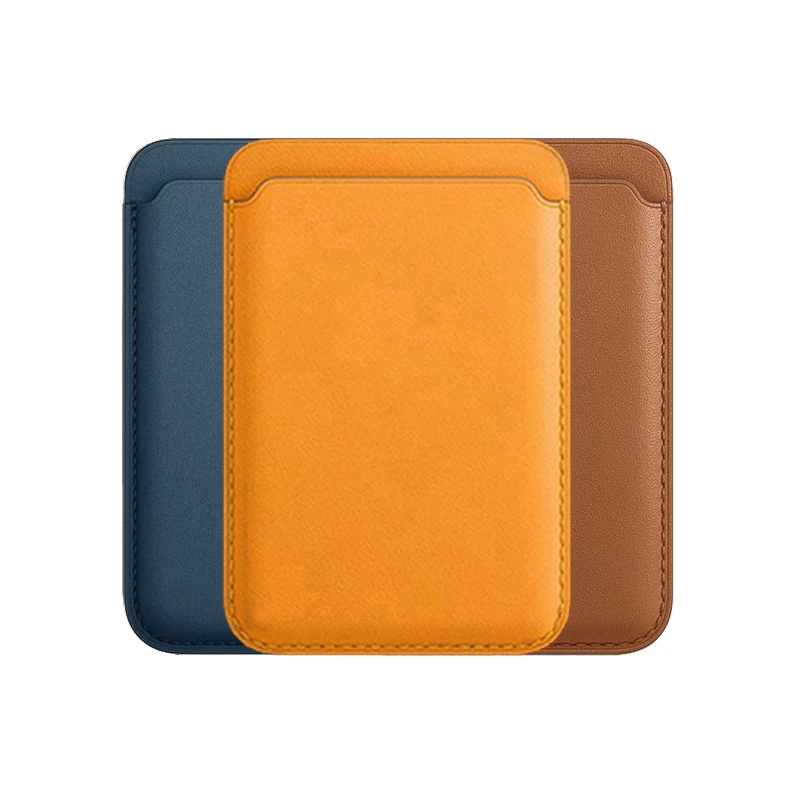 Mobile Phone Strong Magnetic Phone Wallet Holder Card Case Business Ceredit Pocket Pu Leather Card Holder Wallet For Iphone