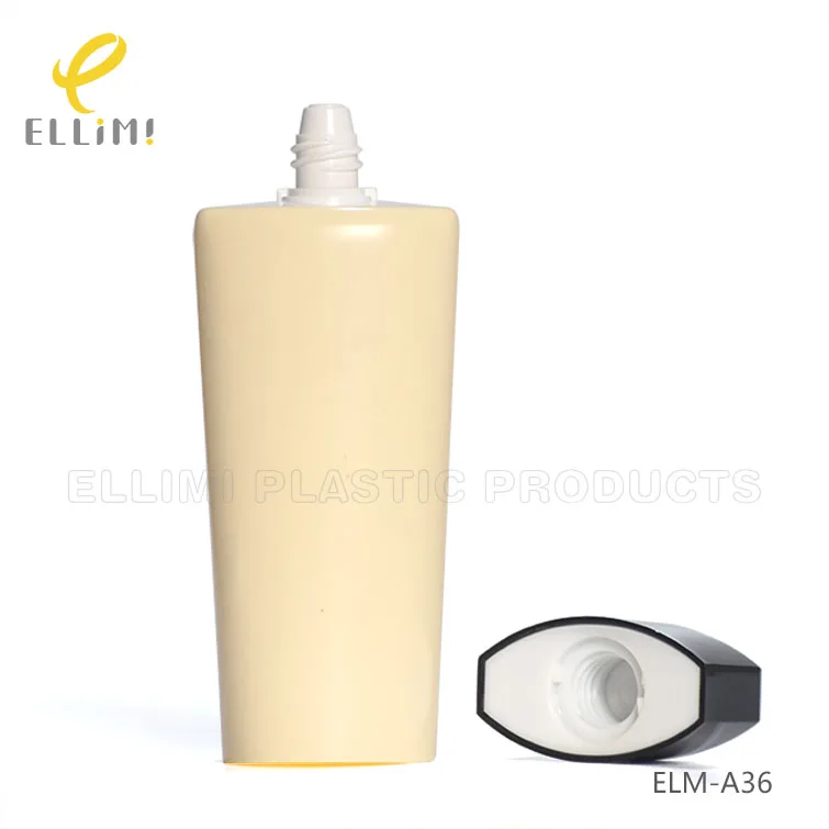 100-220ml oval empty cosmetic tube with screw cap  for all kinds of hand cream or lotion