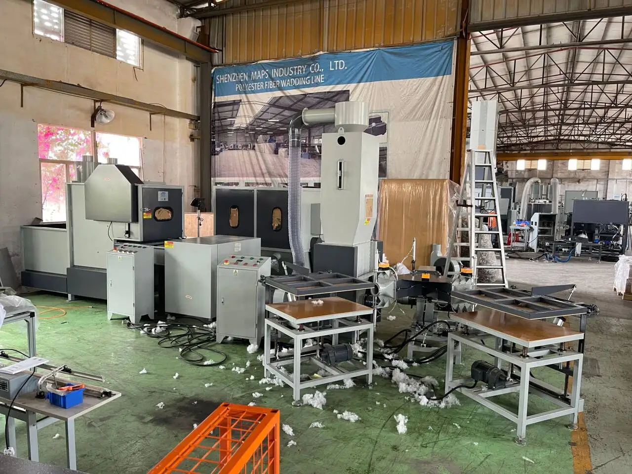 Semi-Automatic 11.45kw Fiber Pillow Cushion Making Filling Machine with CE