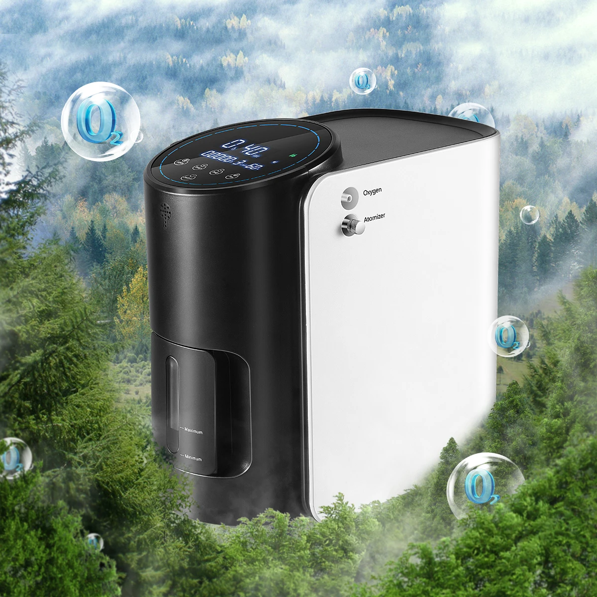 Мини кислородный концентратор O2 портативный воздушный Oxyzen 7l класс II онлайн техническая