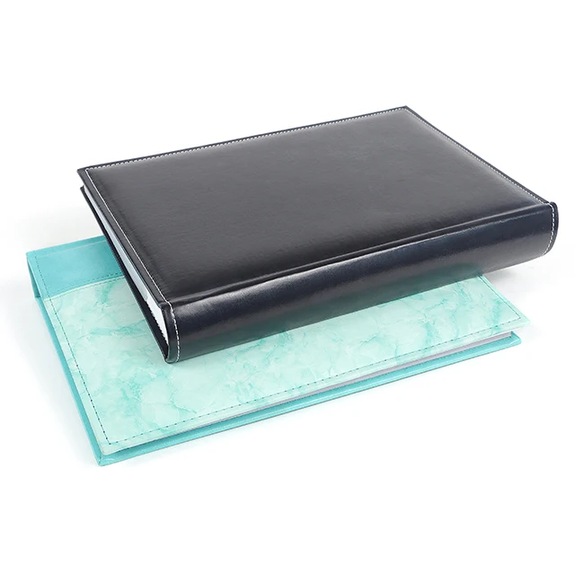
Black Pu leatherine book bound 4R 300 pockets photo album 