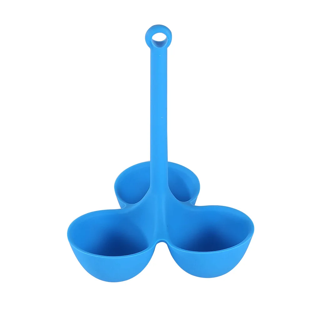 Eco Friendly Egg Cup Boiled 3 Grids Kitchen Accessories Egg Cooker Silicone Egg Cooker Boiled