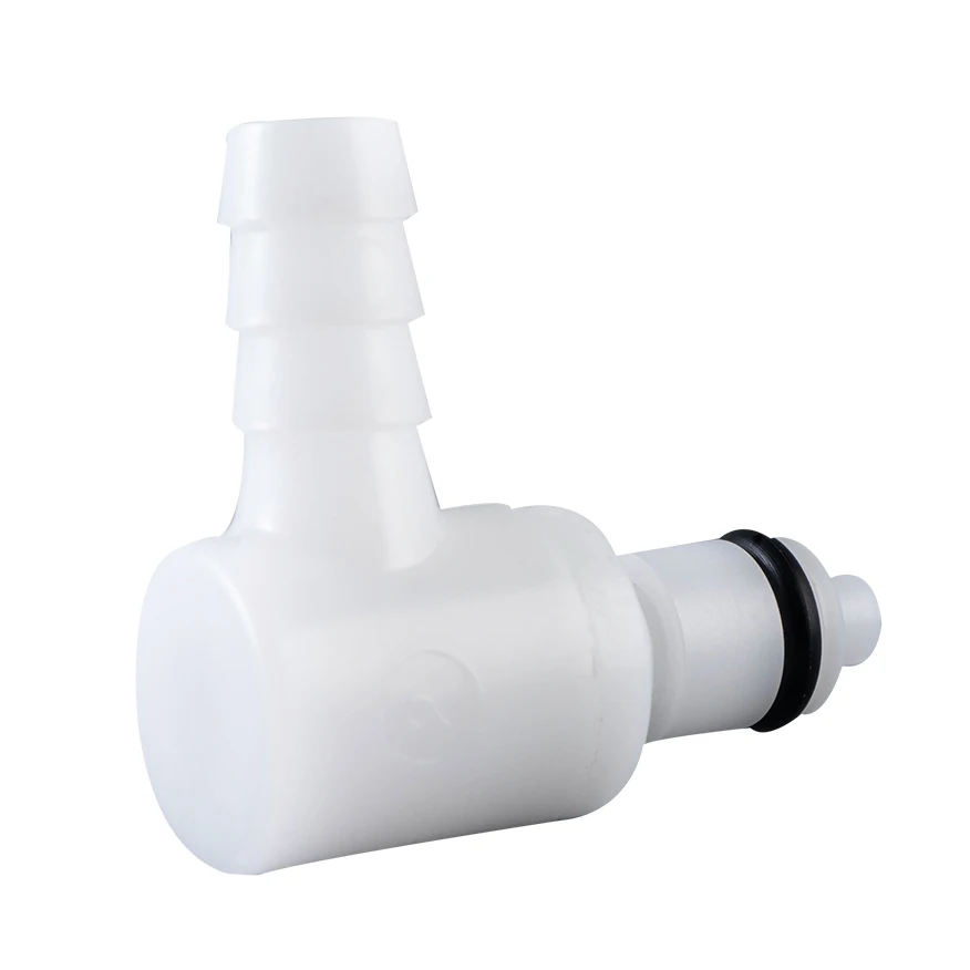 Plastic Straight Plug Male Hose Barbed Panel Mount Quick Release Connector Coupling Fitting for 1/8 1/4 3/16 3/8 water air line