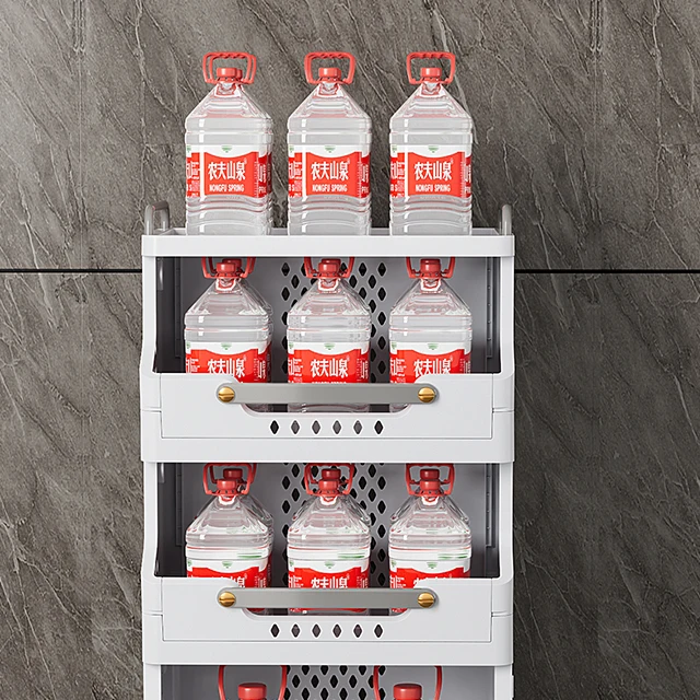 Modern round Foldable Plastic Laundry Basket Household Dirty Clothes Storage Basket with Stylish Bathroom Design