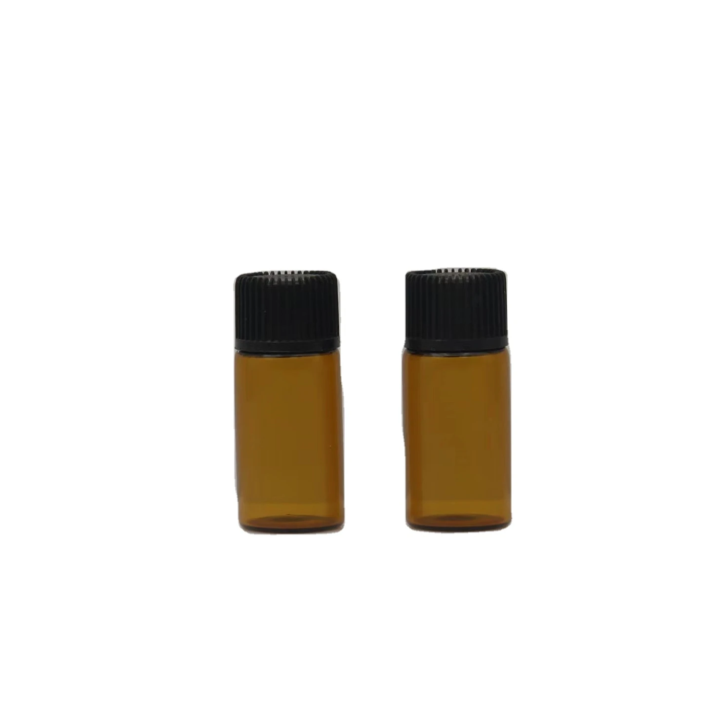 New product empty essential oil dropper amber 4 ml glass vial with dropper for sale