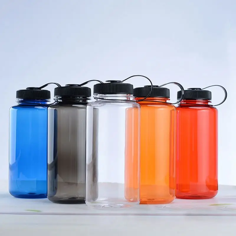 Wholesale Big Capacity Plastic Sport Portable Heat Resistant Plastic Drinking 1L Water Bottle Promotional Gift Items