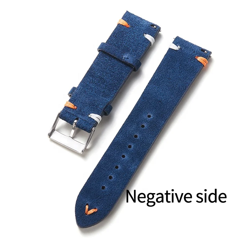 Personalized color matching patchwork leather grind strap switch fast release strap for Zuma watchband 22/20mm watch part