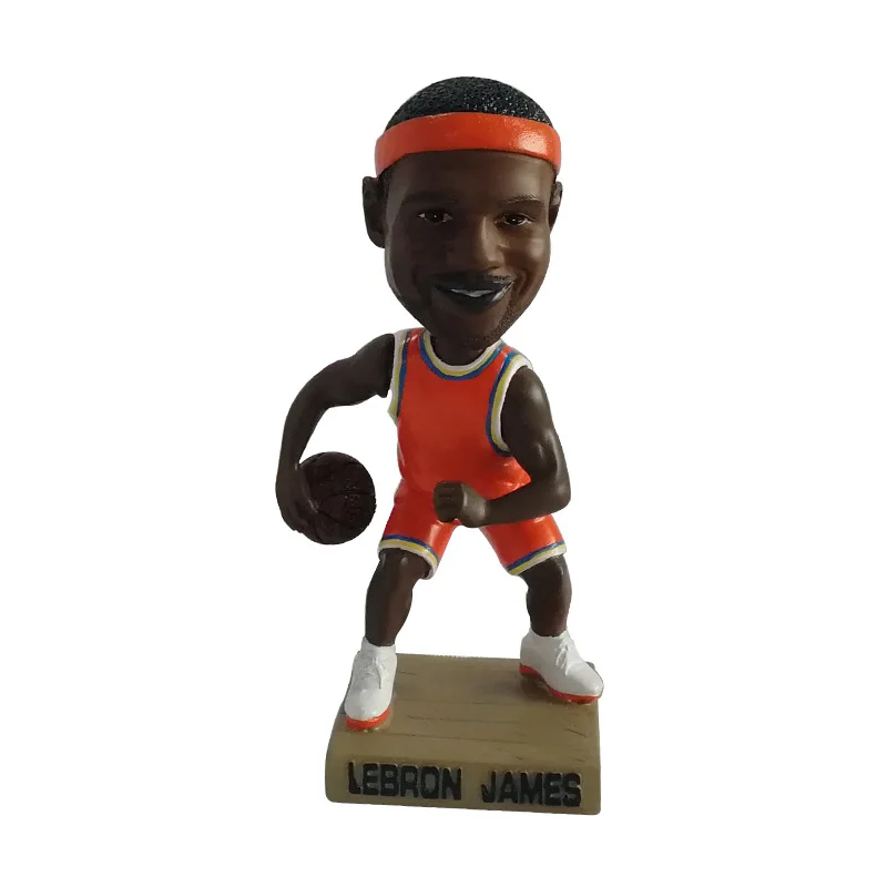 Bubble head Car Decor Custom Star athletes Multifunction Resin Crafts Basketball Bobbleheads