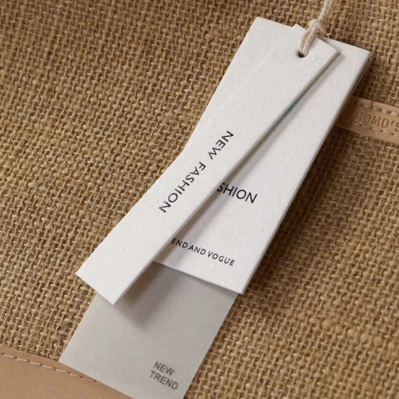 
Wholesale Custom Logo Paper Swing Hang Tag For Clothing Product Tags product hang tags 