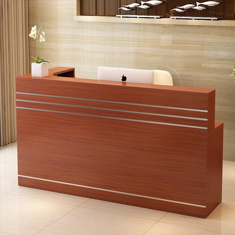 Modern Cash Table Register Retail Wooden Counter Cashier Desk Store Boutique White Checkout Counters Reception Desks For Sale