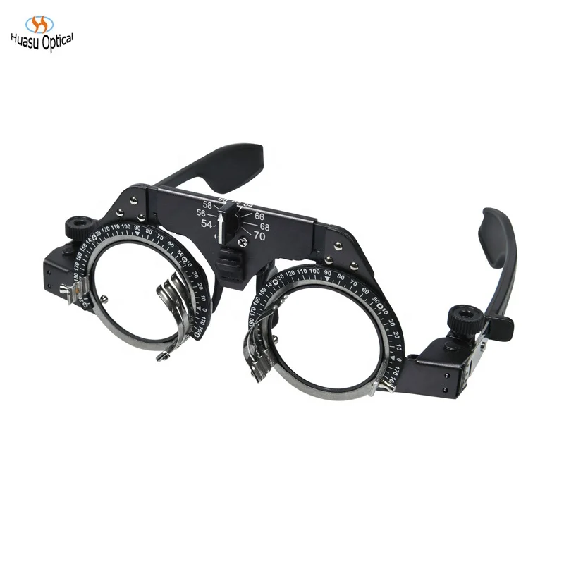 ophthalmic universal trial frame optical optometry test glasses Adjustable PD scale 54mm~70mm