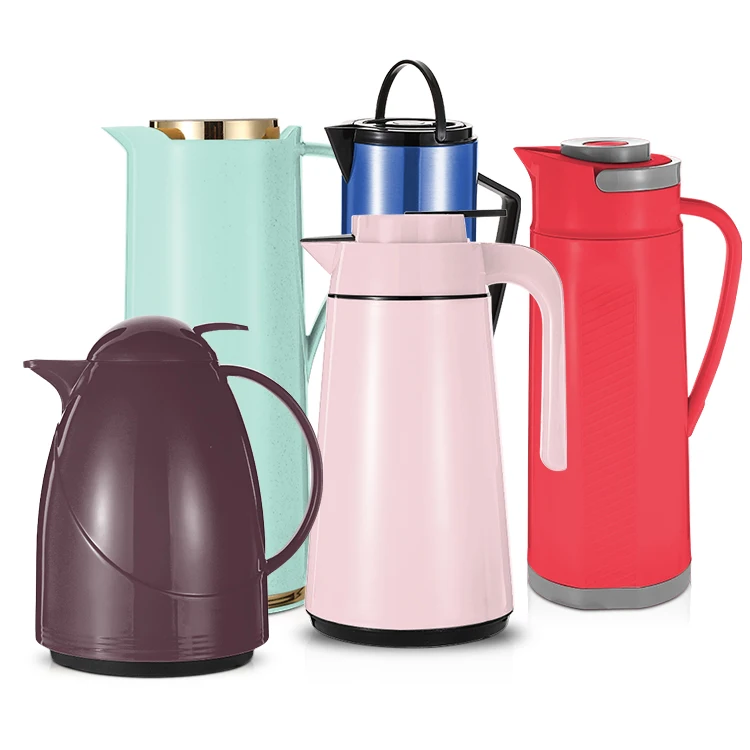 In stock thermos pot 1L 1.3L 1.6L 2L glass inner insulated home office water pot without asbestos