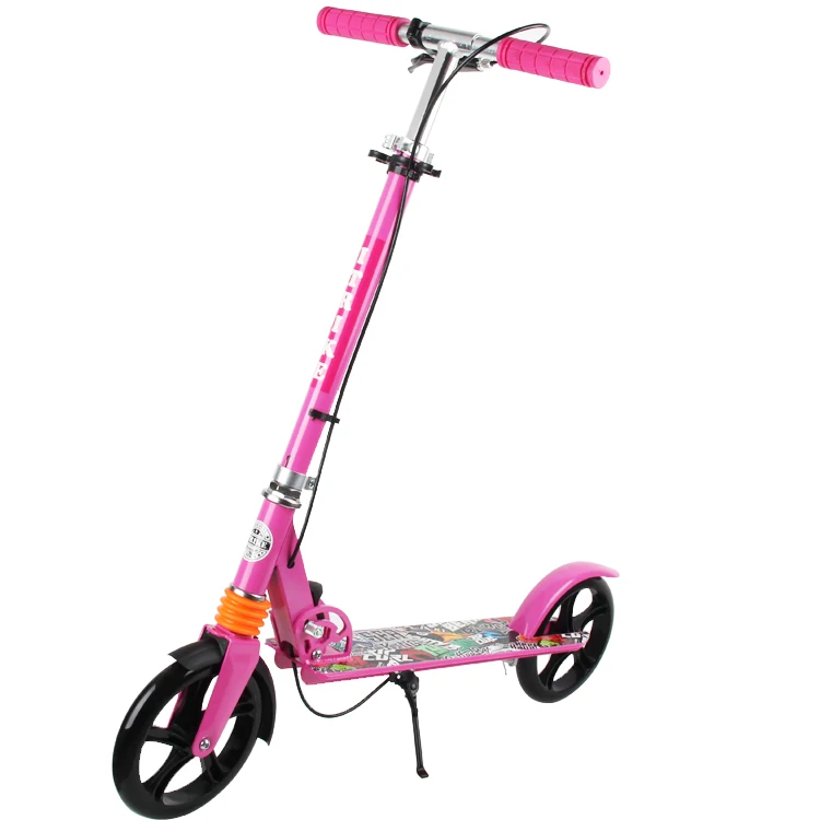 Hot sale factory direct 2 big wheel adult foot scooter