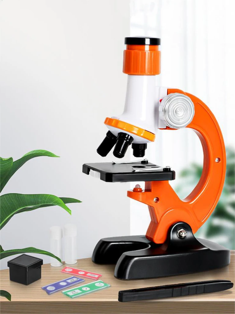 Children Cheap Portable Mini Educational Experiment Science Equipment Toy Scientific Learning Toys Microscope for Kids