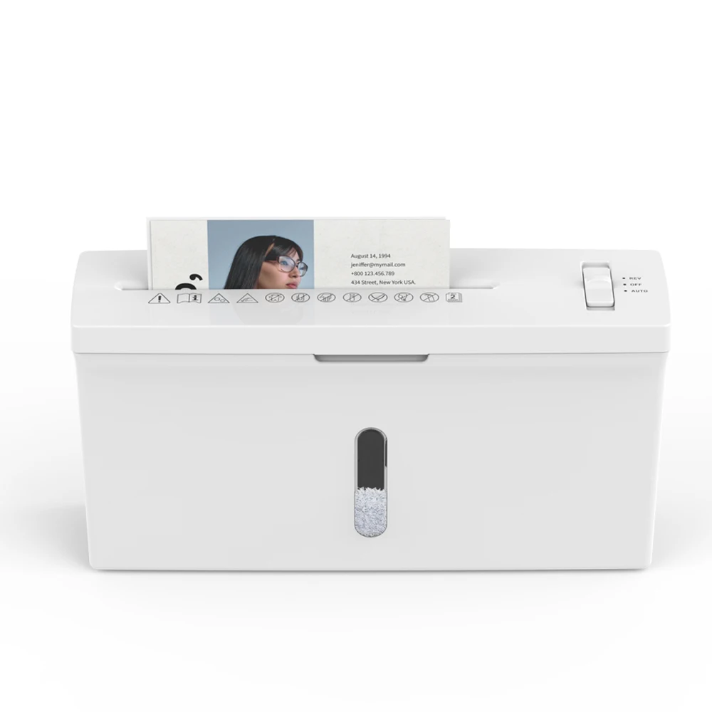 Китайский новый продукт белый настольный 2 листа A4 измельчитель бумаги для домашнего офиса CS201C