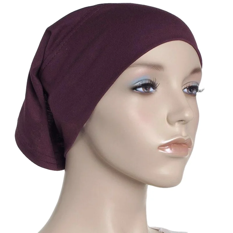 2024 SDS внутренний тюрбан в этническом стиле 12 цветов мусульманский дышащий трикотаж хлопок шелк вискоза жемчужный узор с пользовательским логотипом