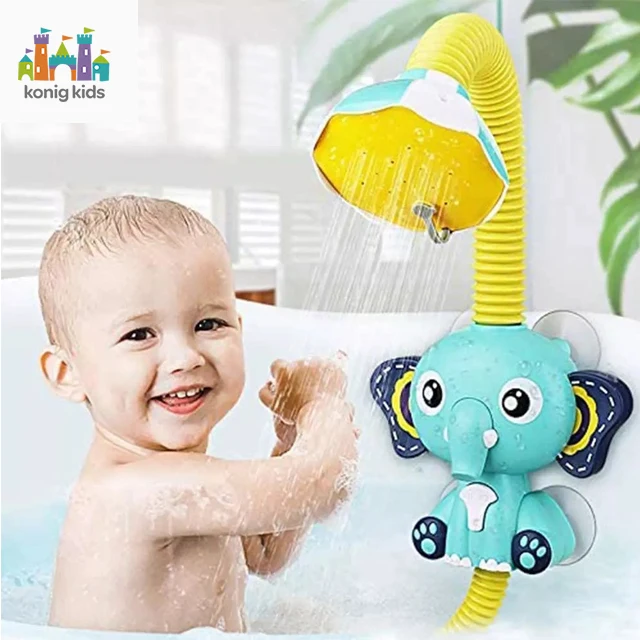 Fun Giocattoli da bagno juguetes de bano para bebe Electric Elephant Shower Toy Play Water Bath Toys For Bathroom
