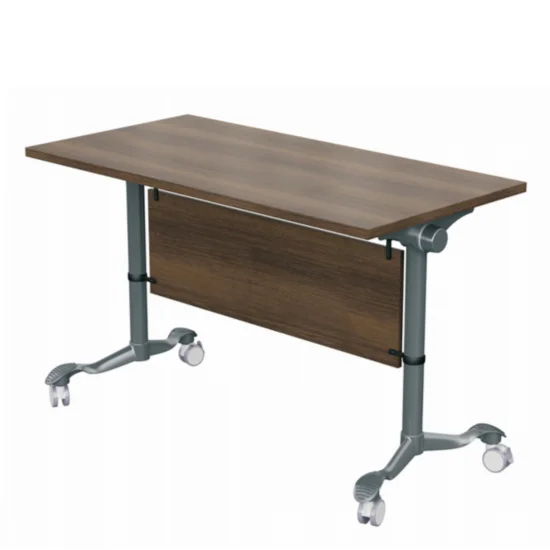 Office Furniture And School Desk Folding Foldable Training Room Table With Wheels