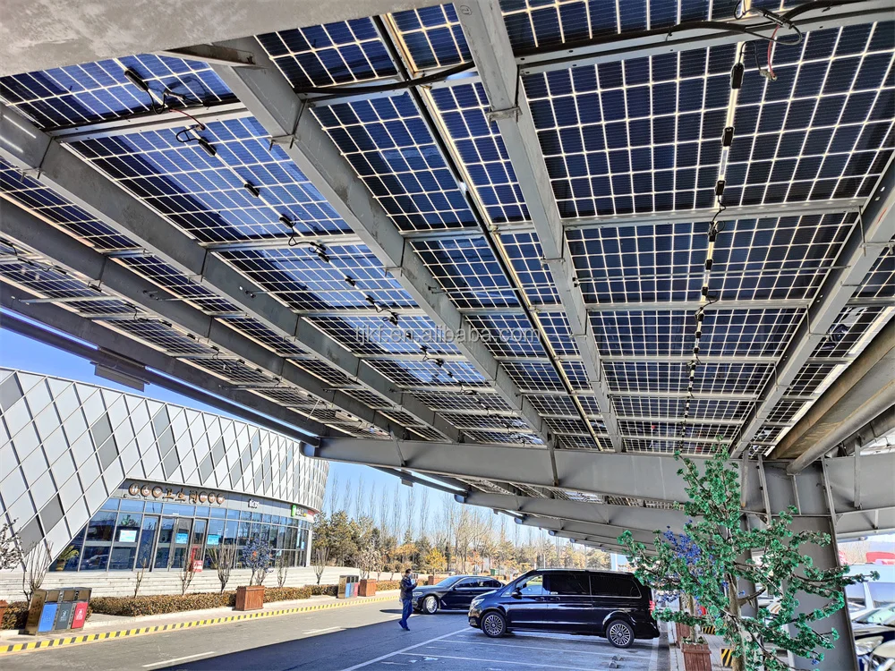 (Japanese) C/Z/U solar parking lot welding round tube column metal support