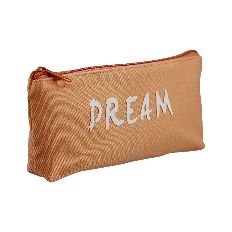  Promotional Various Durable Using Plain Zipper Canvas School Pencil