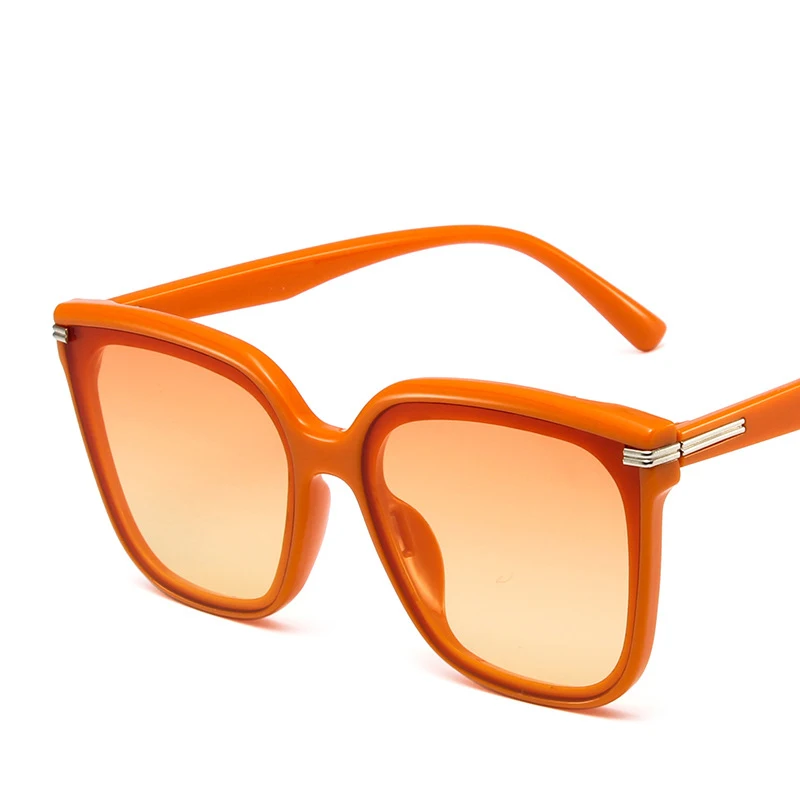 2022 new Fluorescent green personality oversized sunglasses womens wholesale futuristic unisex sunglasses summer glasses