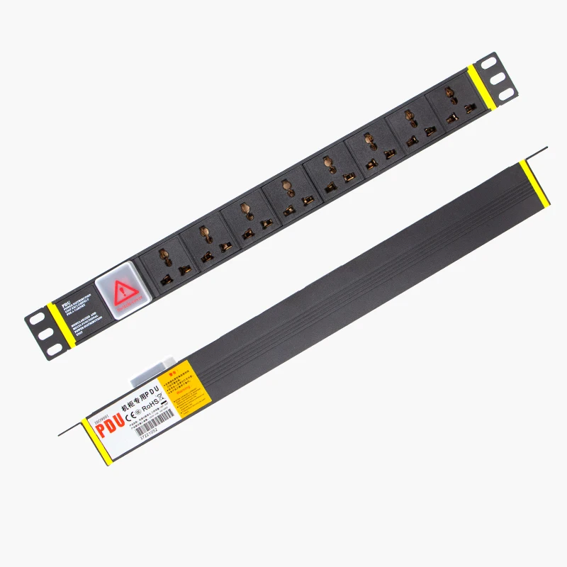 Customization  8 ways rack mount pdu 10A 250V network server pdu cabinet socket