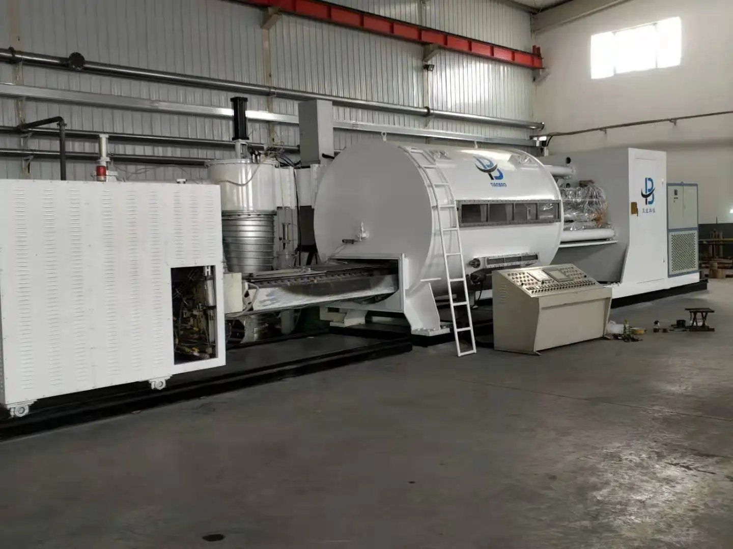 ROLL TO ROLL  winding Aluminum / ZINC Sulfide  coating machine New and used vacuum coating plant for plastic film and paper