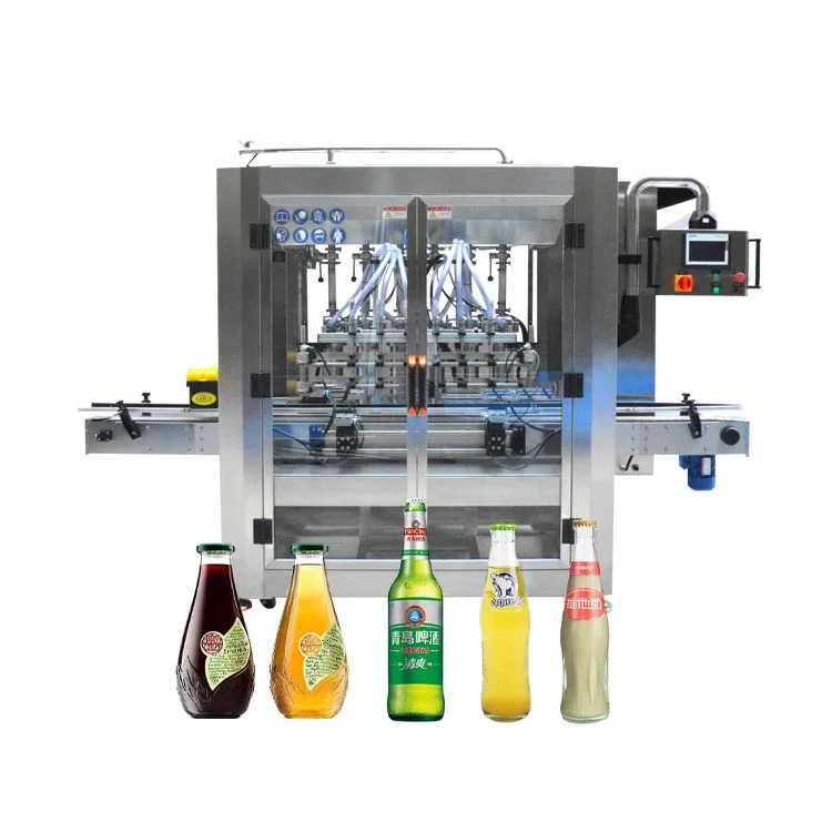 Автоматическая машина для наполнения и укупорки стеклянных бутылок для пивного молока газированных напитков