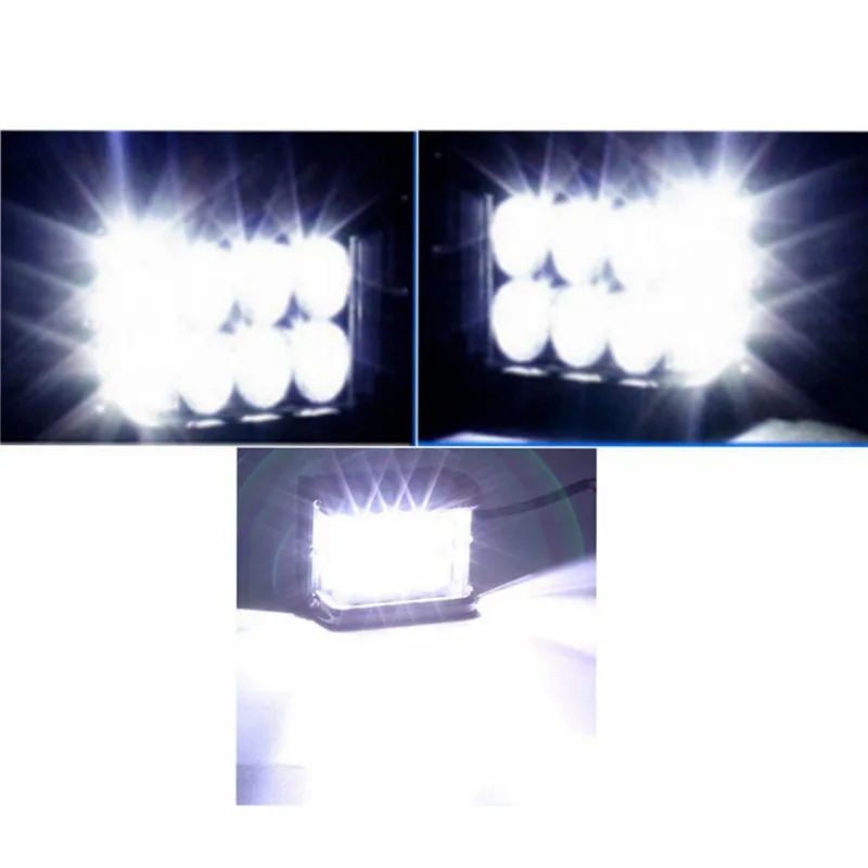 Dual Color Work Light 4 inch cube Car Strobe Light Waterproof Side Shot Strobe Pod Work Light