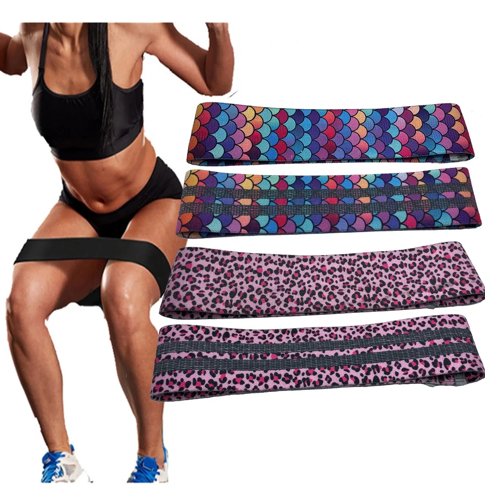 Top Quality Fabric Resistance Bands Hip Gym Fitness Exercise Stretching Resistance Band