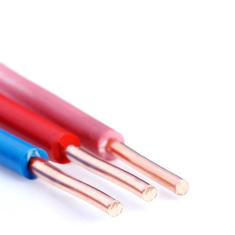 Bv Single Core 1 Core High Quality Flexible RV Bv Bvr Bvvb 300/500V PVC Bare Copper Electrical Home Wire Cable