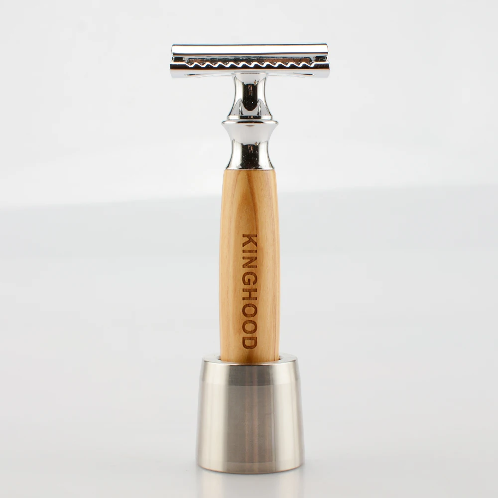 Private Label Razor Brands Best Golden Shaving Razor Set for Wet Shaving