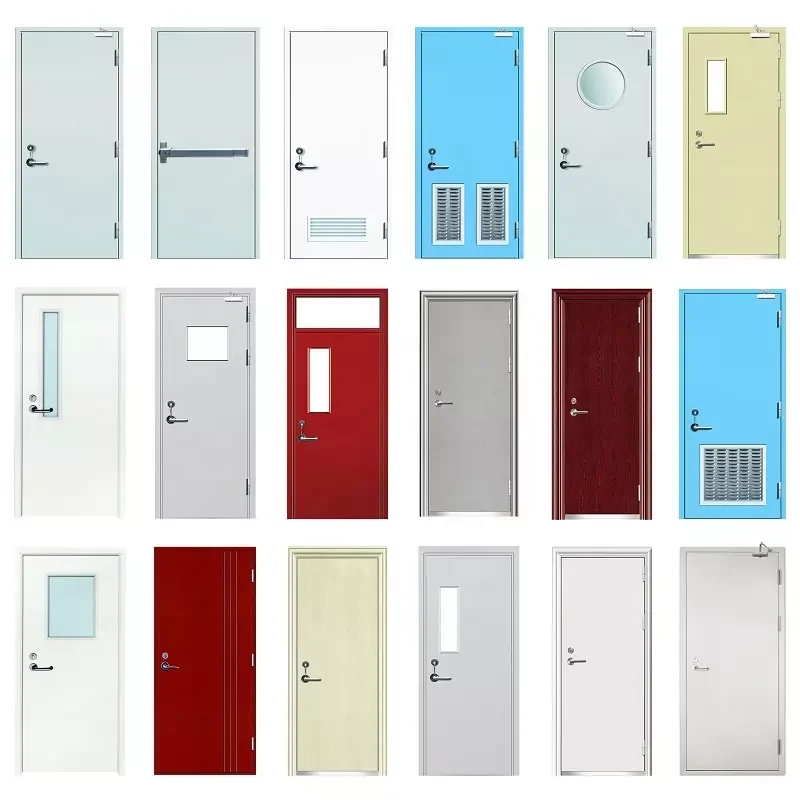 Apartment Steel Fireproof Fire Rated Emergency Escape Door Fire steel door