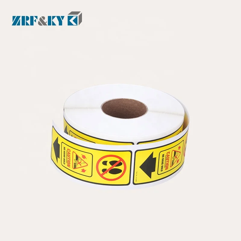 
Customized Waterproof Cheap Printed Warning Safety Signs Label Stickers 