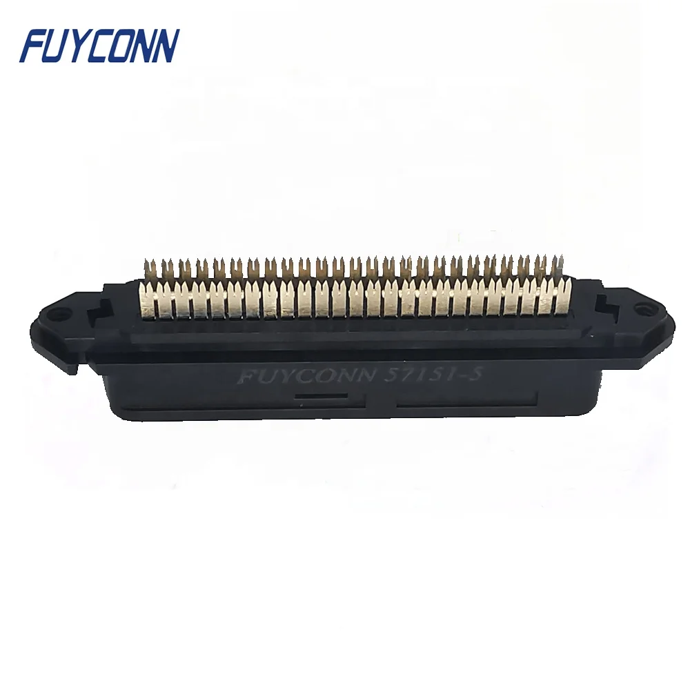 Разъем RJ21 с 50 контактами боковой выход кабеля 50P 25 пар штекер champ IDC 2 16 мм центральный разъем L-образной