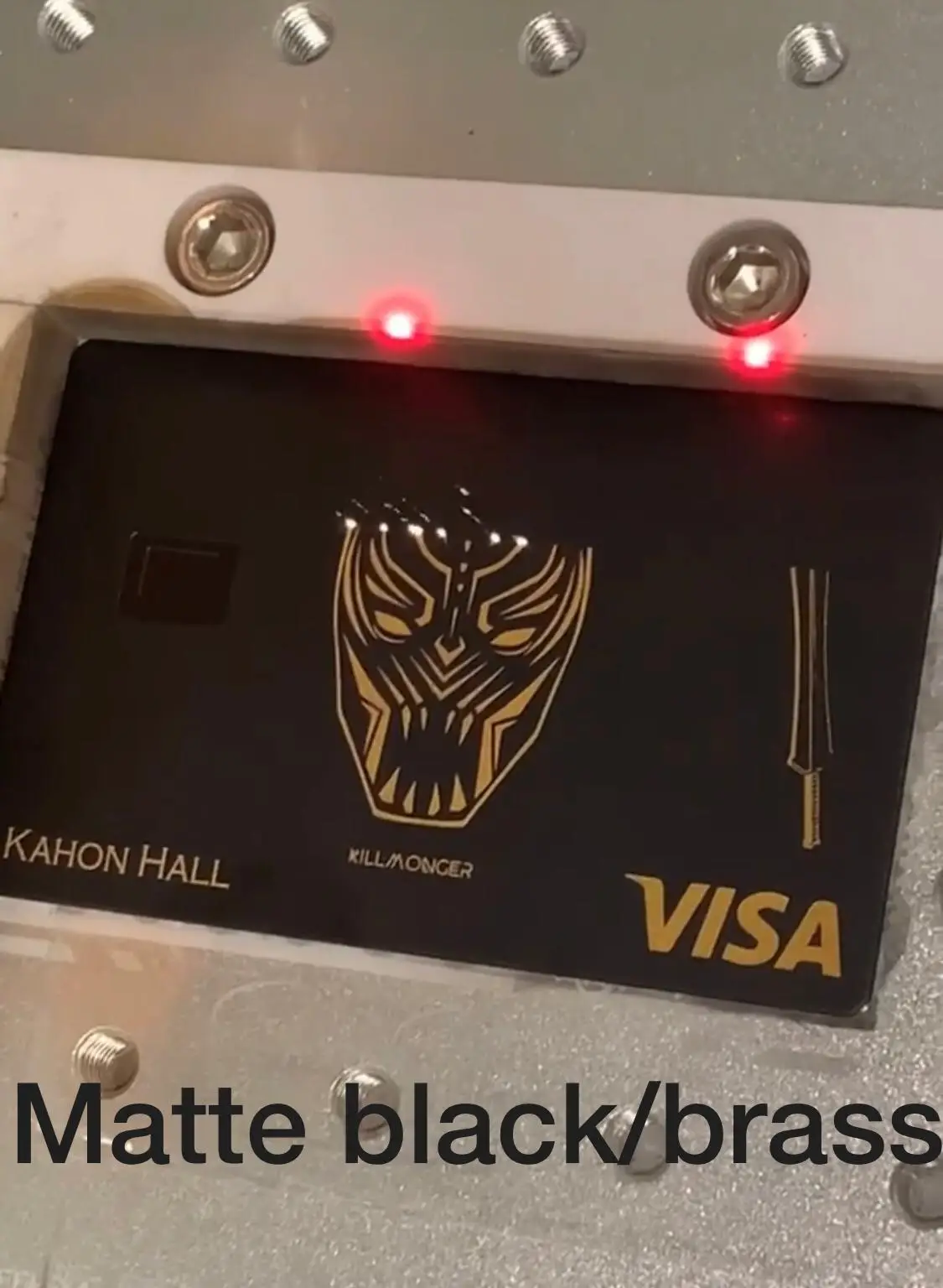 The most professional metal bank debit and credit card production kit supplier for in house production