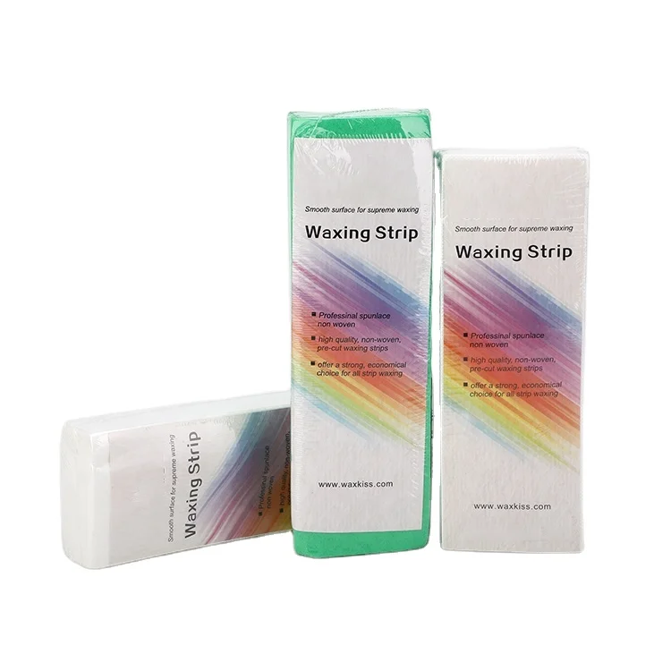 100PCS Per Pack Face Wax Strips Hair Removal Waxing Strip Wax Paper for armpit or legs