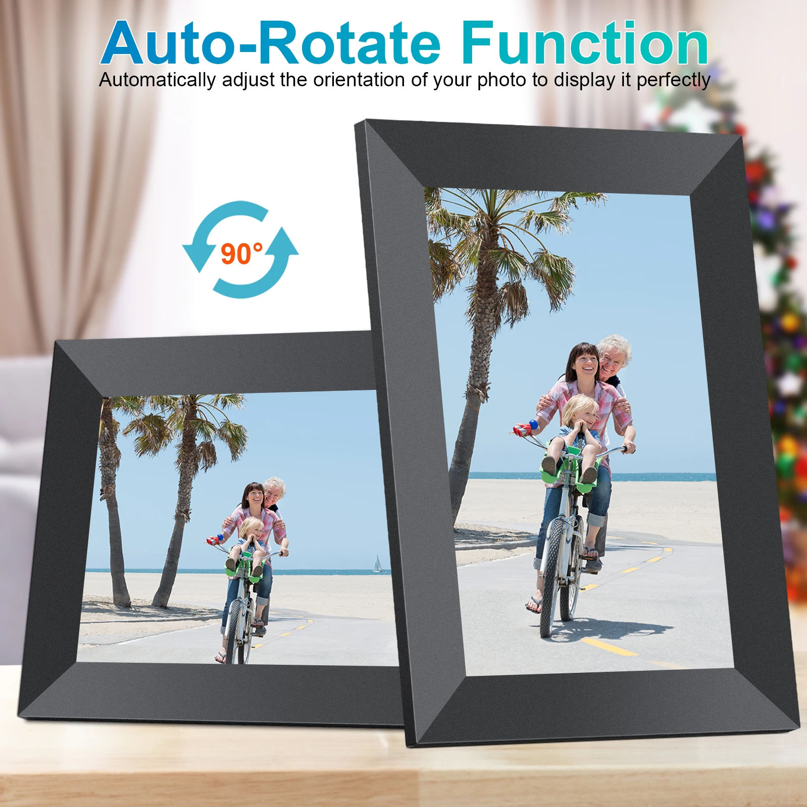 Best Selling Frame Digital Photo Frame with Wifi Android System 10 Inch Digital Frame