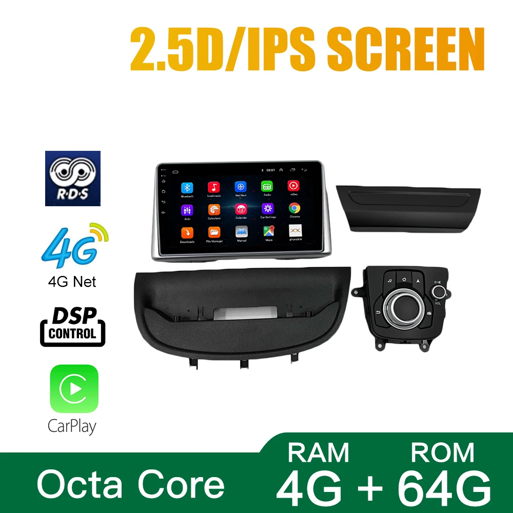 For MAZDA 3 Axela 2013-2018 Radio Headunit Device Double 1 Din Octa-Core Quad Android Car Stereo GPS Navigation Carplay