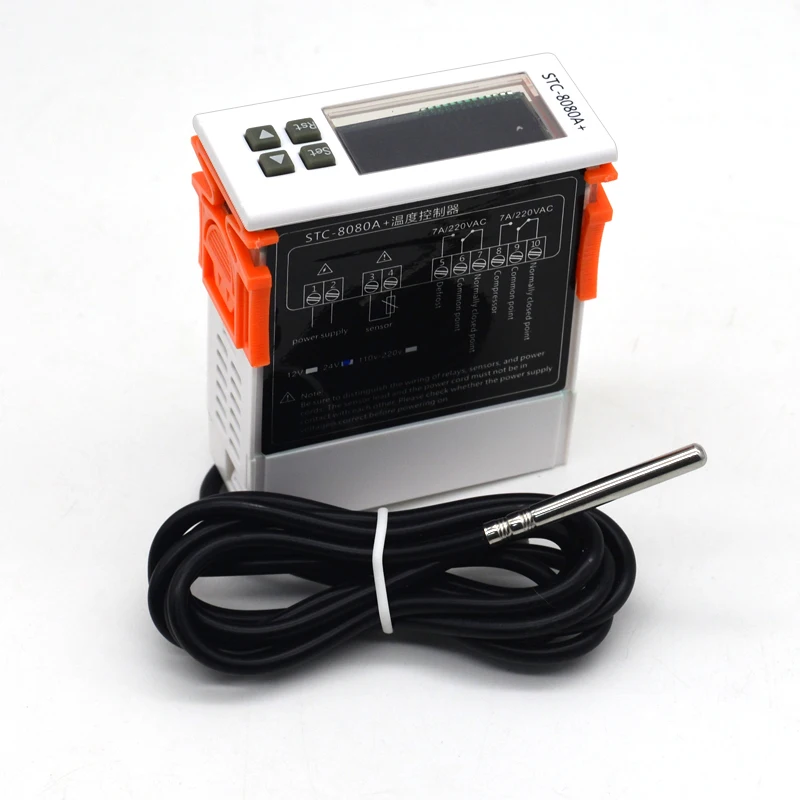 ac110v AC220V refrigerator constant temperature refrigeration automatic defrost timing temperature controller STC-8080A+