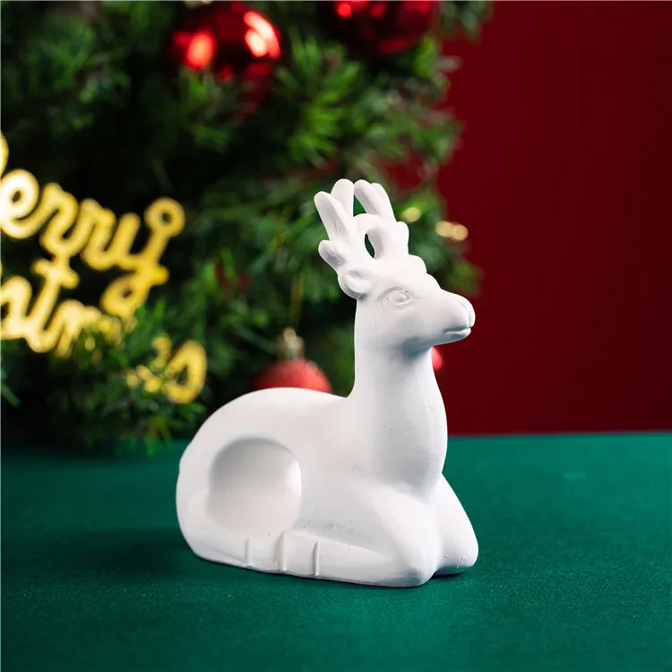 Interior Nordic Table Living Room Accessories Christmas Abstract Sculpture Ceramic DIY Art Craft Home Decor