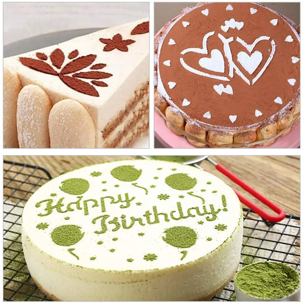 Cake Stencil Wedding Cake Decoration Stencils for Cake Decorating Templates Spray Floral Baking Tools