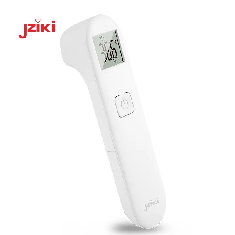 JZIKI infra red digital touchless temperature household electronic non contact forehead digital infrared thermometer